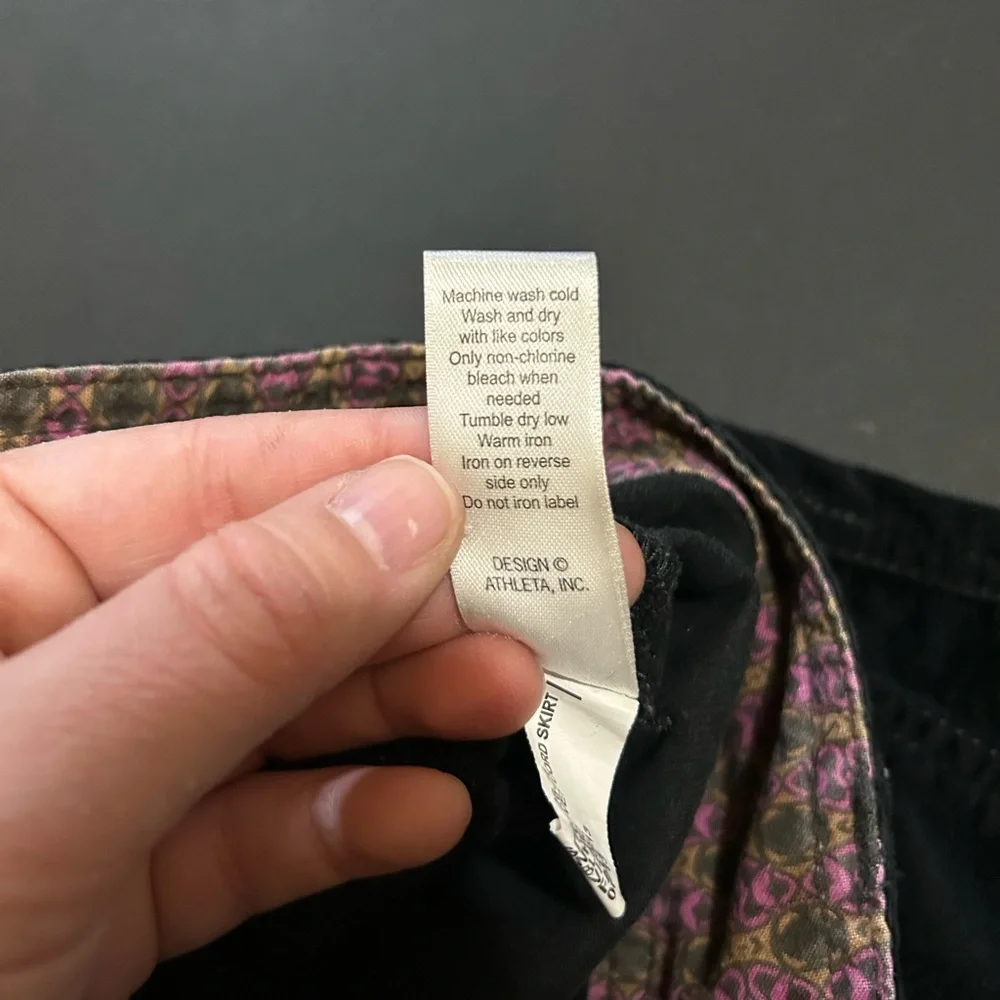 Athleta Black Mini Skirt